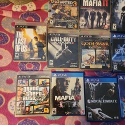Ps3 And Ps4 Games All In Good Shape Most Have No Scratches 