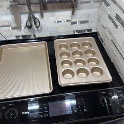 Heavy Duty, Cookie Sheet And Muffin Pan, Never Used