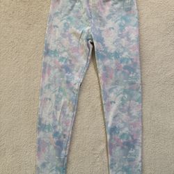 Pastel tie dye leggings