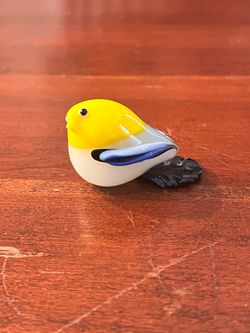 Small Glass Bird Figurine