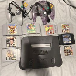 Nintendo 64 Console and Games