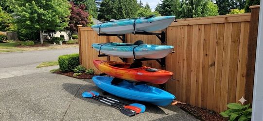 5 Equinox, Pelican, Perception Kayaks
