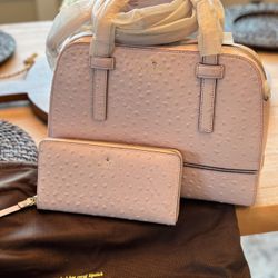New Pink Kate Spade Bag and Wallet 