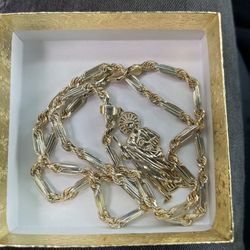 14k Gold Milano Figarope Chain 