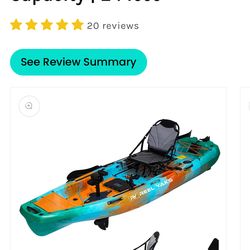 Reel Kayak 2 piece peddle assist