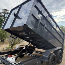 New 8x4x4 Smooth Walls Hydraulic Dump Trailer 🔥