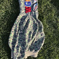 BAPE CAMO ZIP-UP HOODIE 
