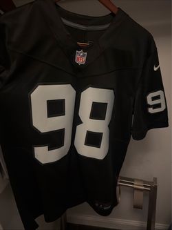 Maxx Crosby #98 Las Vegas Raiders Nike Vapor F.U.S.E. Limited Jersey - Black authentic men’s size medium