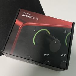 Focusrite Scarlett Solo 4th Gen