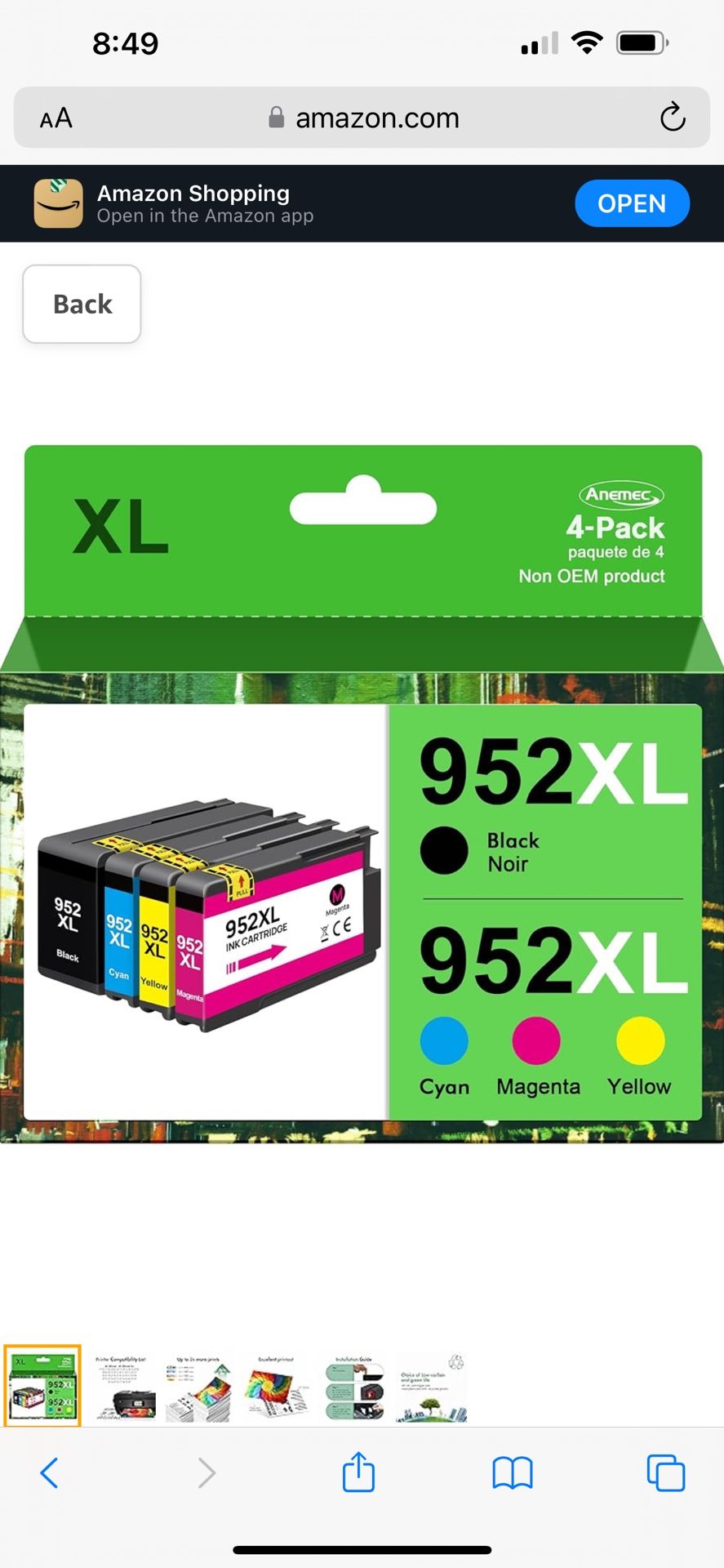 952xL Ink Cartridges Replacement