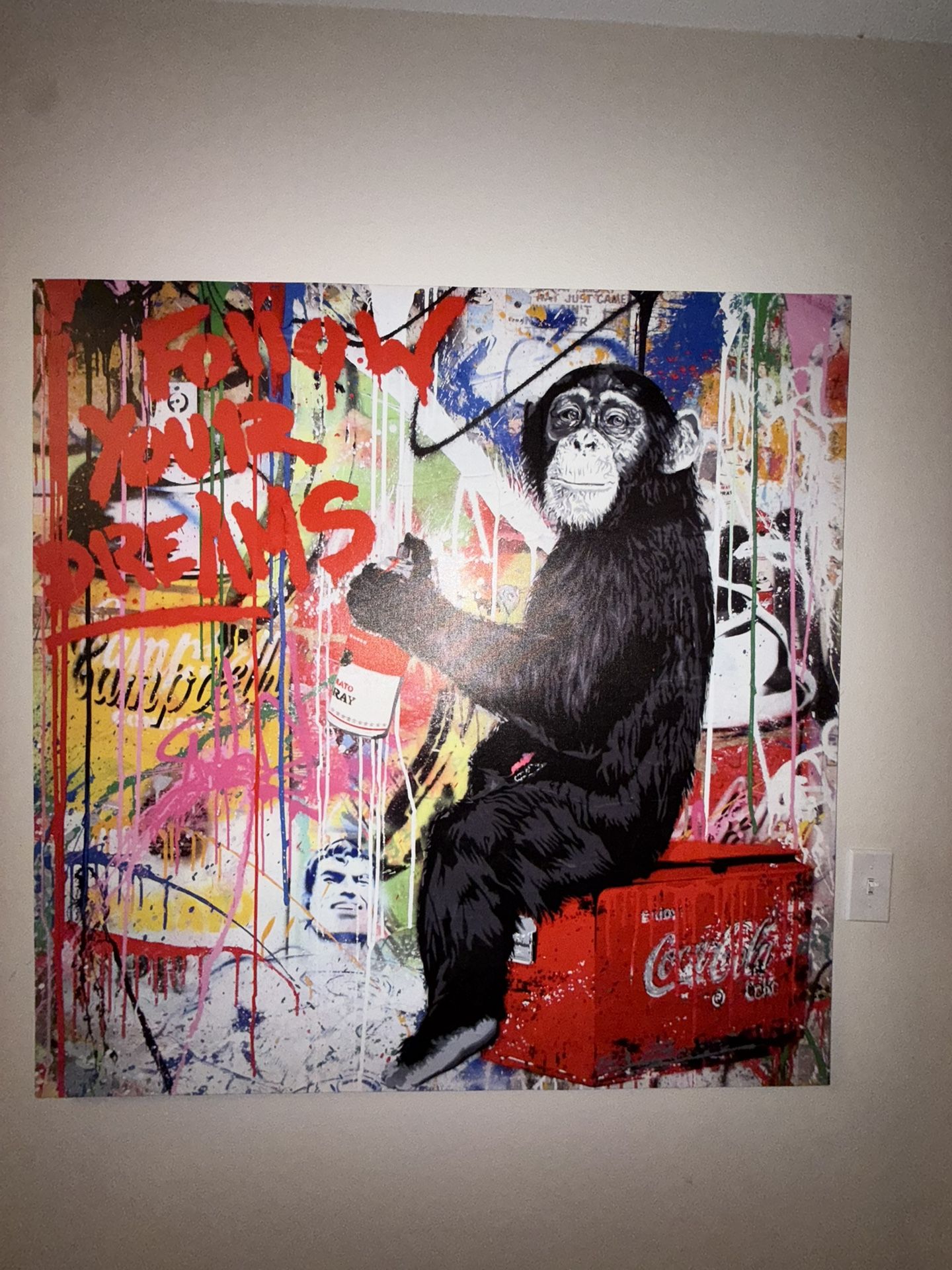 47x 47 Canvas. New Condition