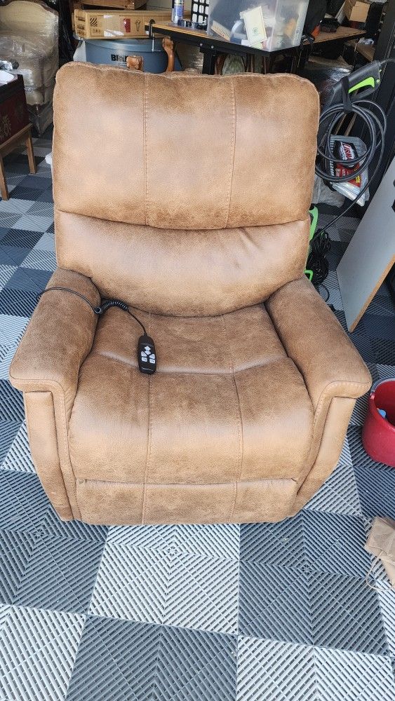 Electric Leather Recliner Chair