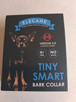 Elecane Tiny Smart Bark Collar Version 2.0