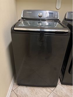 Samsung washer top load black chrome