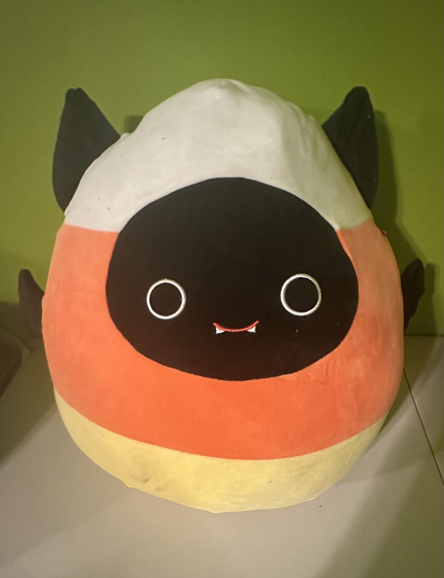 Candy corn cat stuffed animal Squishmallows