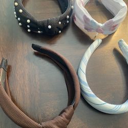 Lot Of 4 Girls Hair Headbands 