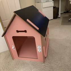 Pink Indoor Dog House