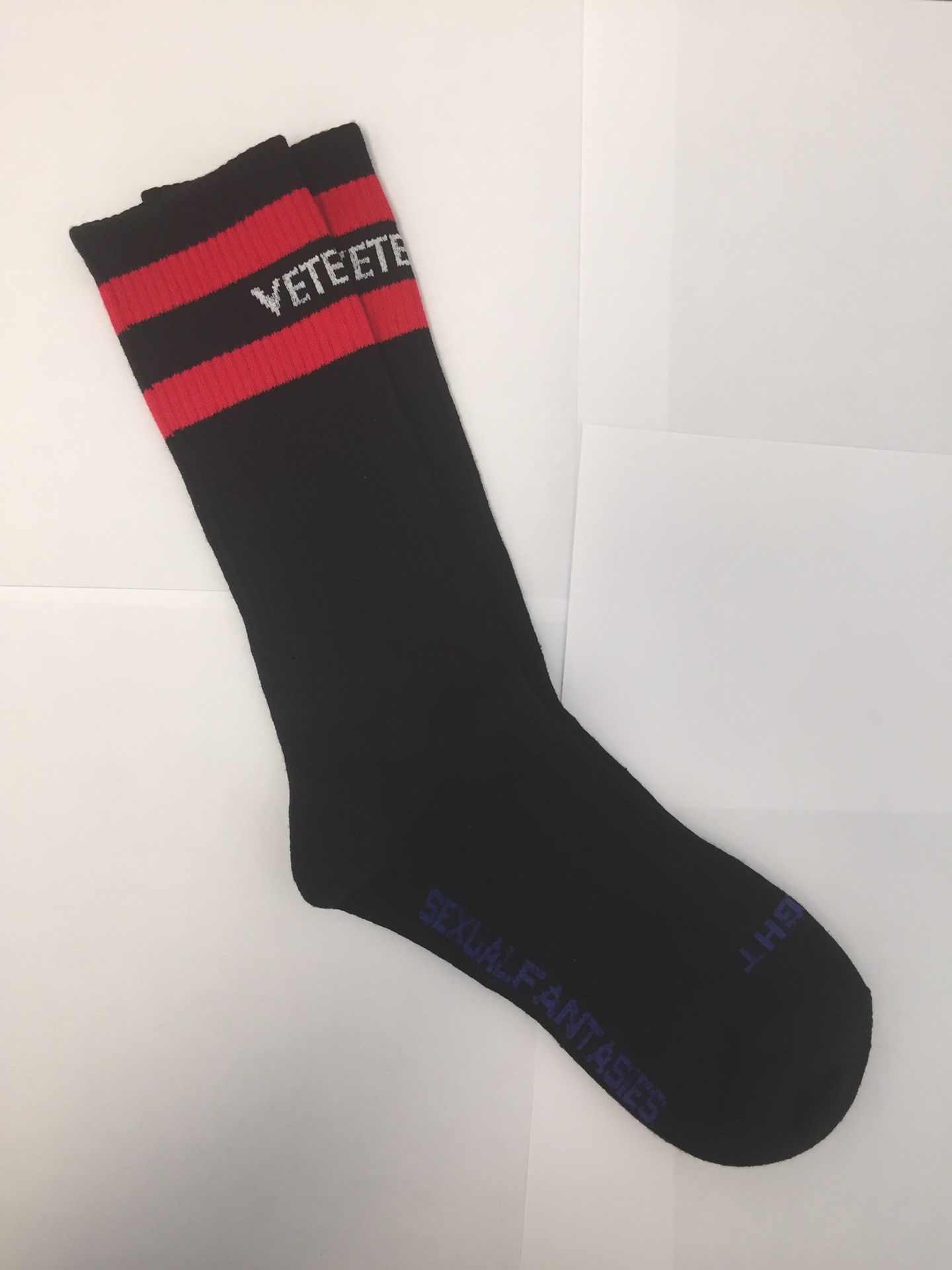 VETEMENTS sexual fantasies socks