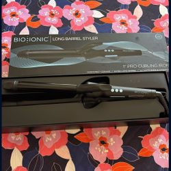 Bio Ionic Long Barrel 1” Curling Iron 