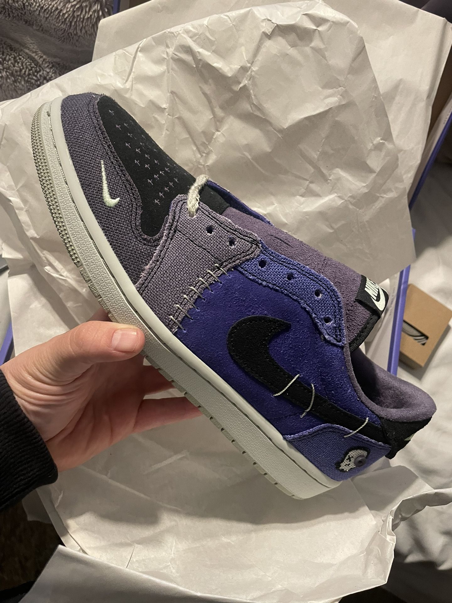 Jordan 1 Low Zion Voodoo Size 10M With Receipt !