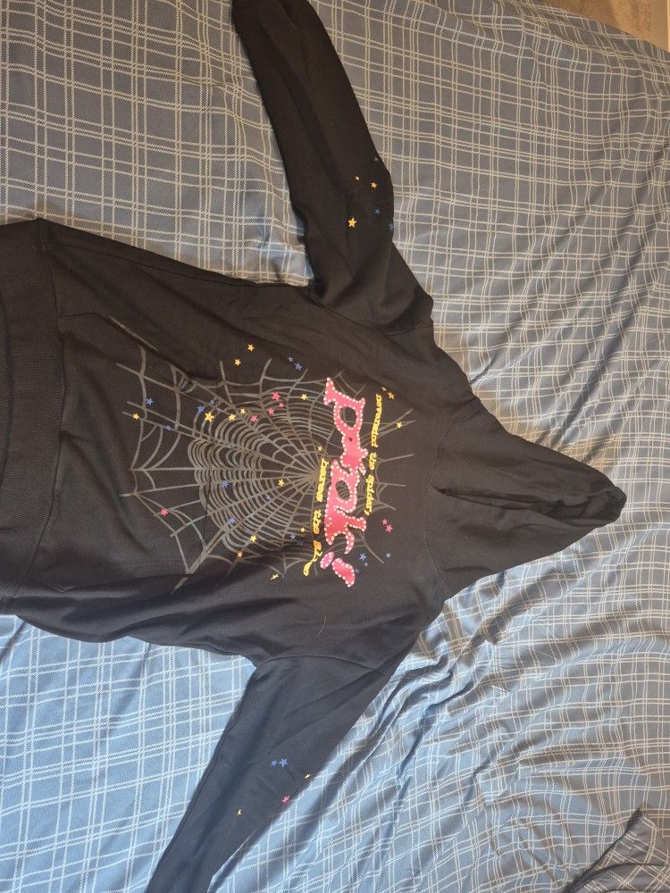 Sp5der Hoodie Pink Exact 1:1 Quality