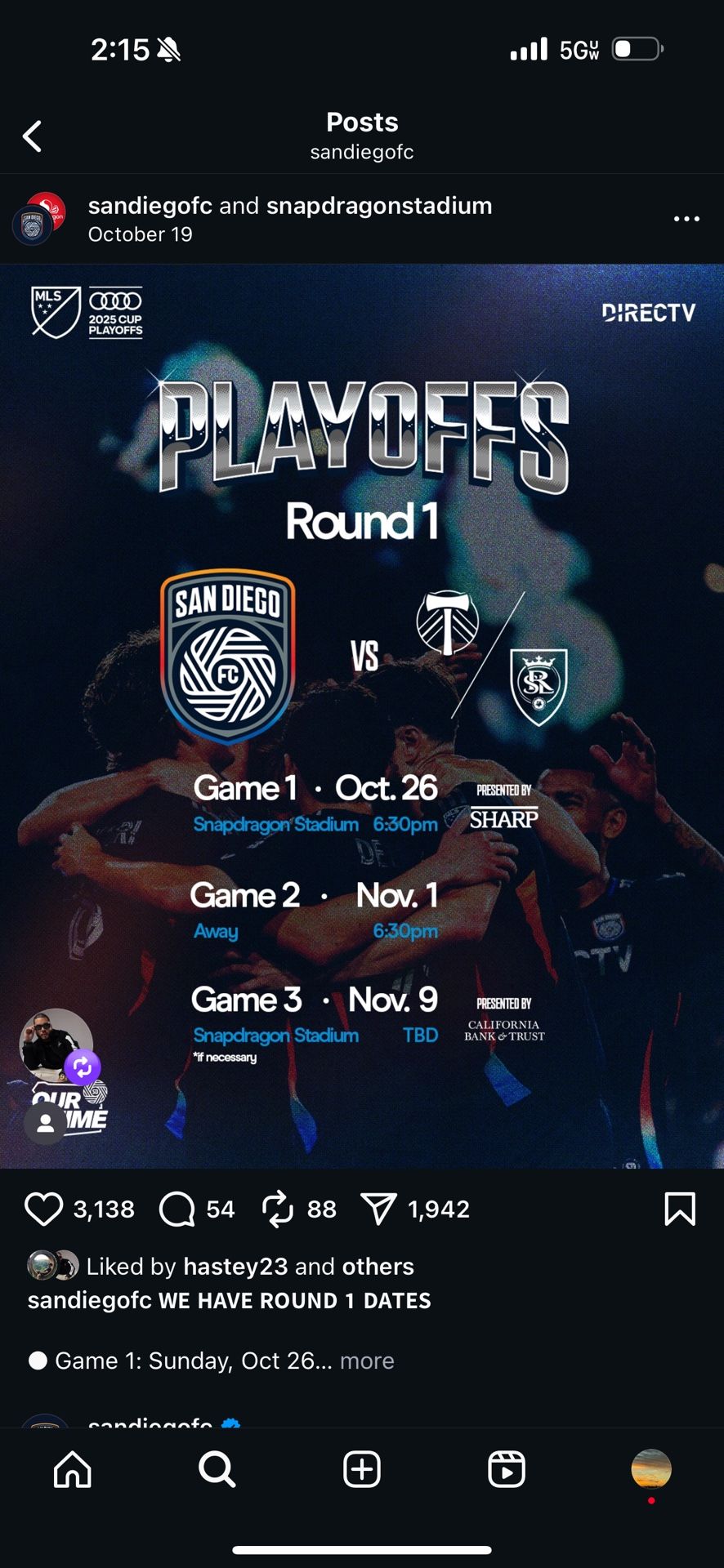 San Diego Fc Playoff