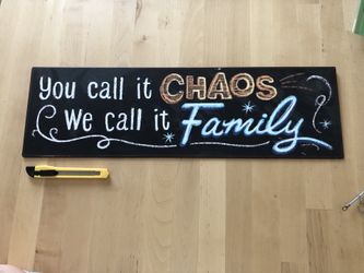 METAL “chaos/family” Wall Art