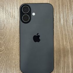 Apple iPhone 16 (Black, 128gb, Unlocked) - 100% Battery Health + Privacy Screen Protector