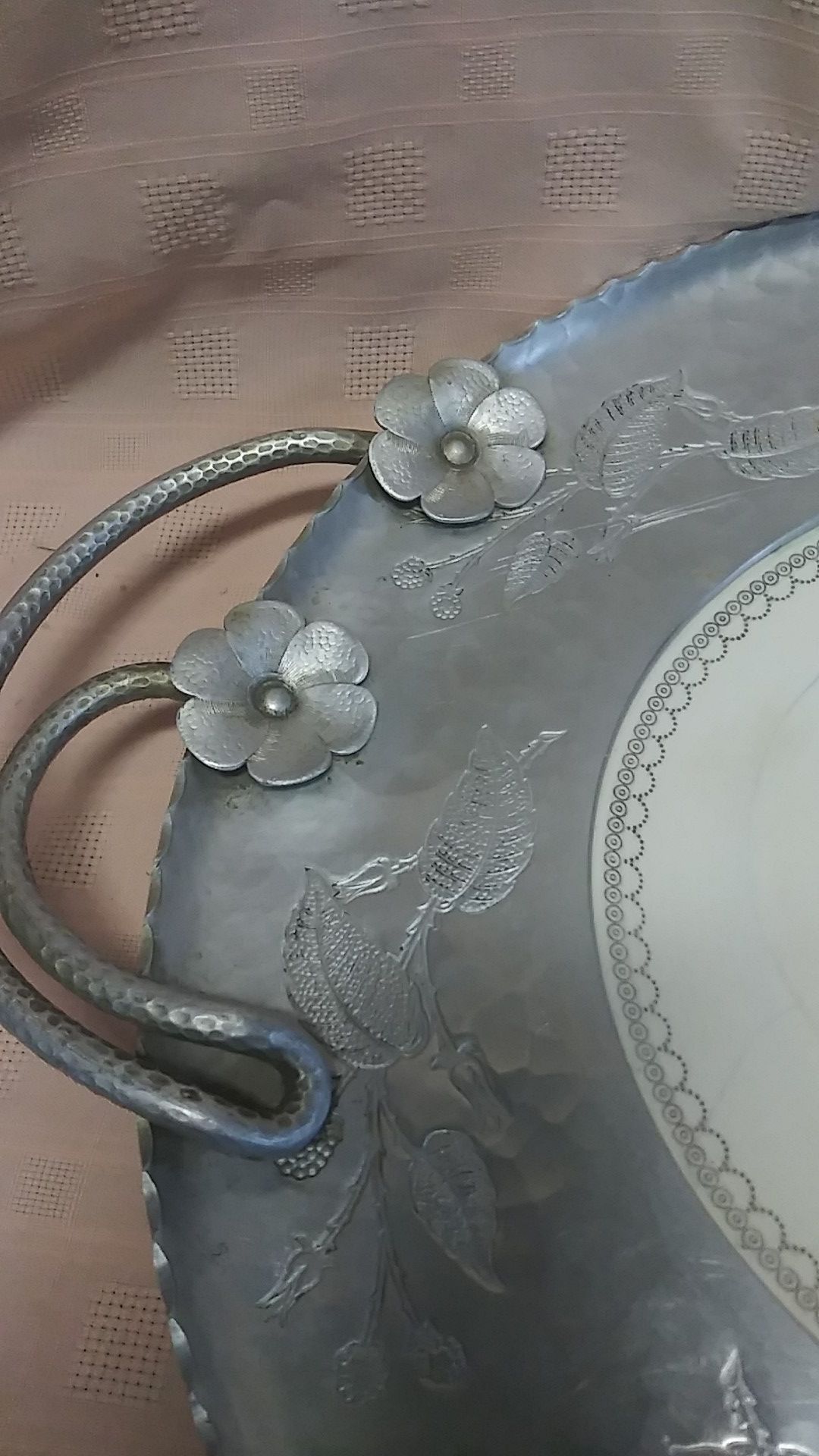 Vintage Wrought Farberware Tray