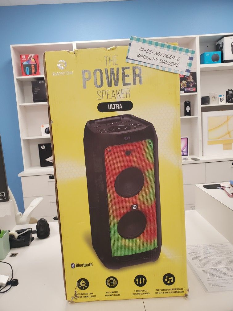 Raycon The Power Speaker Ultra – Dual 8" + Flame Lights