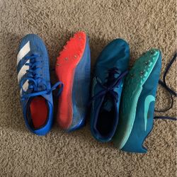 Adidas and Nike Track Spikes