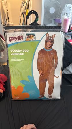 Scooby-Doo Adult Hooded Plush Jumpsuit Costume