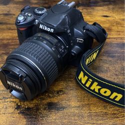 NikonD40 Camera W/ 2 Lenses, Flash & Accys