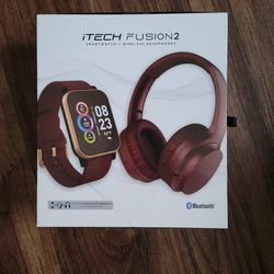 ITech Fusion2 Blue Tooth Headphones 