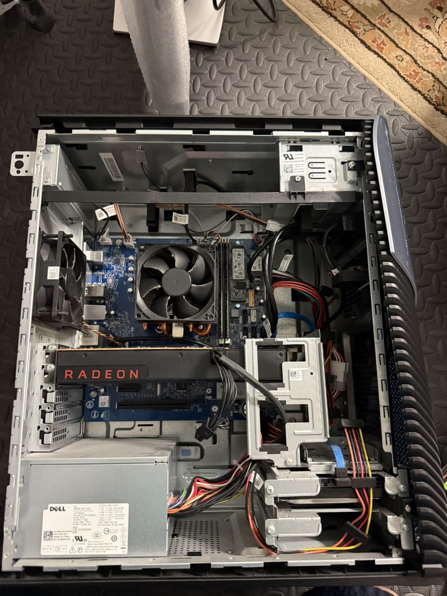 Dell Inspiron Gaming PC Desktop AMD Ryzen 7 2700 Processor, 16GB DRAM, 1TB HDD, AMD Radeon RX 580 4GB GDDR5 Graphics Card, Windows 10 64-bit, Blue LED