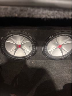 2 12 inch silver kickers cvr speakers