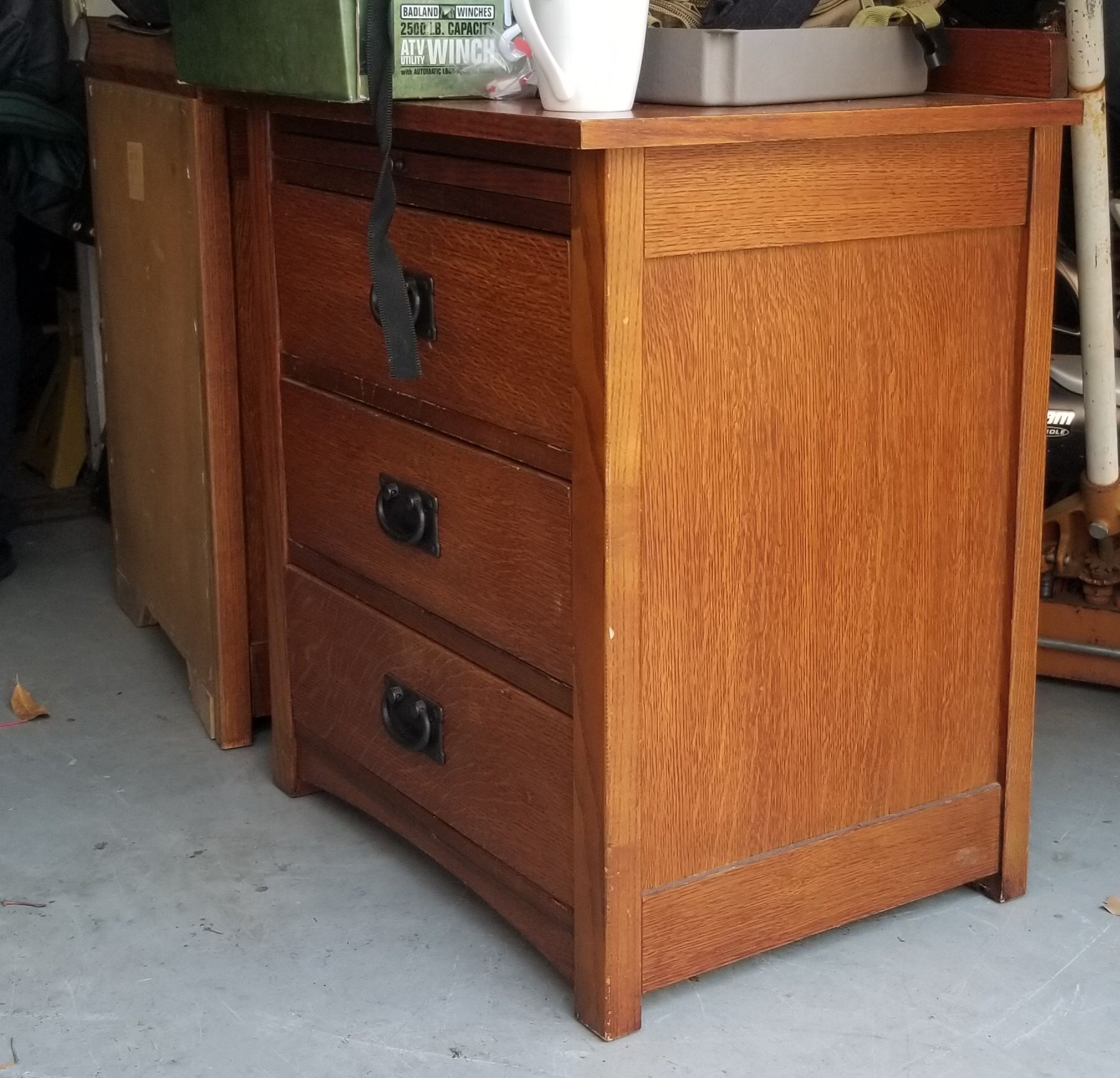 CRAFTSMAN Solid REAL Wood 3 Drawer Bedside Tables $200