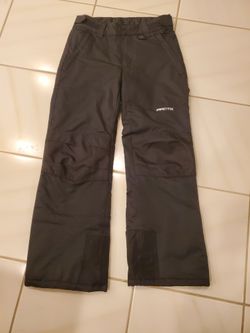 Black Snow Pants_Adjustable waist for comfortable fit