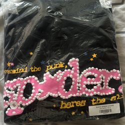 Sp5der P*NK V2 Hoodie Size/S