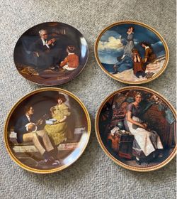 Norman Rockwell Plates