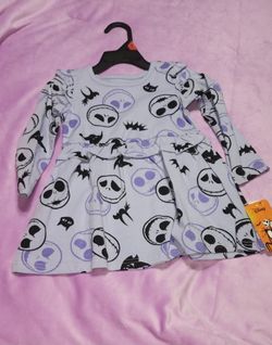Toddler Girl Dress  Nightmare Before Christmas 