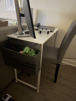White desk