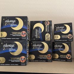 Always womens disposable underwear