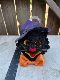 Halloween Black Cat Color Changing