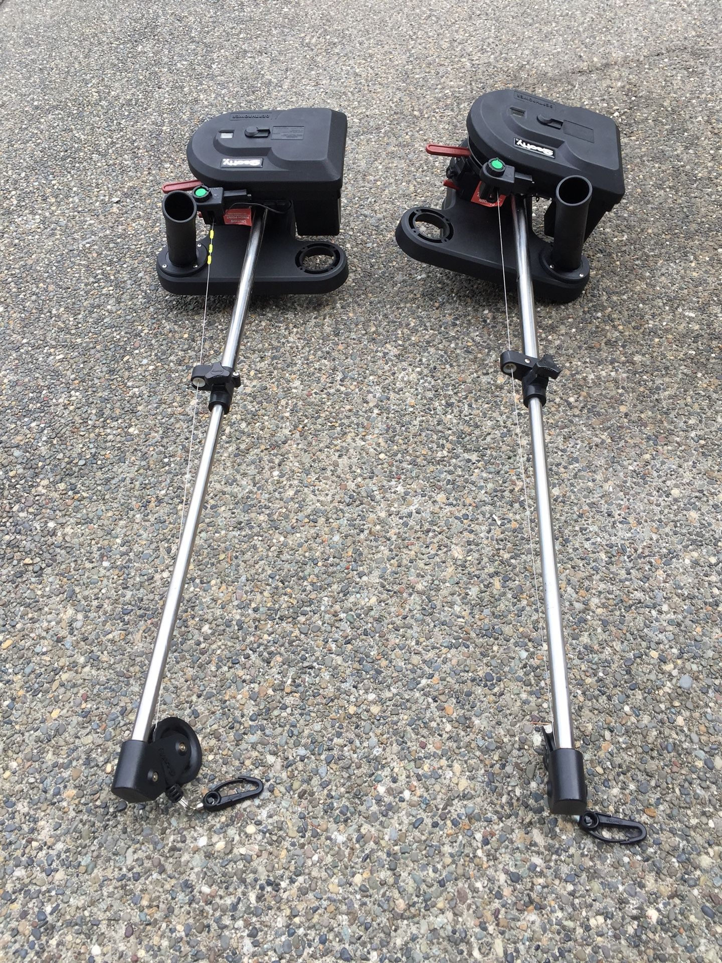 A pair of electric DepthPower Scotty downrigger for Sale in South Hill