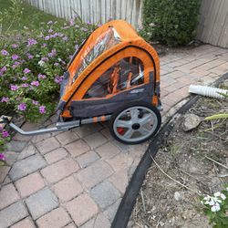 Bike Trailer For 2 Kids 
