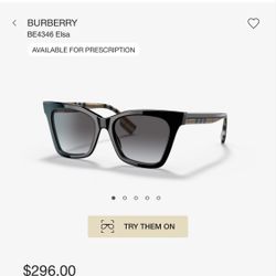 Lentes. Eva Burberry. 