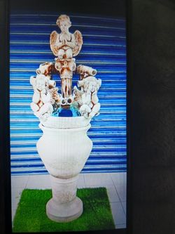 Angel Water Fountain New 3pc ..
