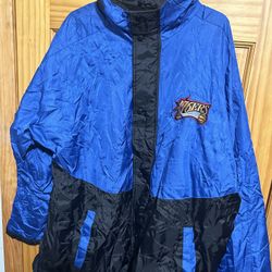 Philadelphia 76ers Vintage jacket size XL