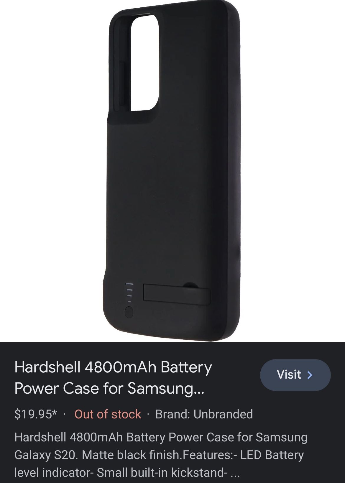 Phone Charging Case For Samsung Galaxy S20